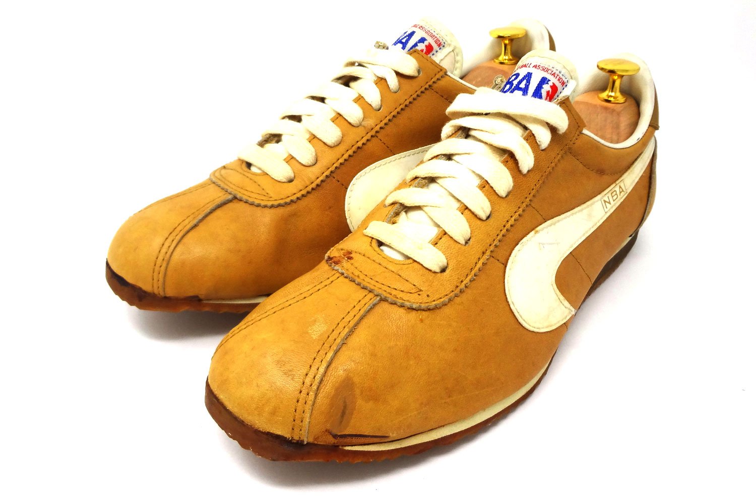 The Deffest®. A vintage and retro sneaker blog. — Kinney NBA 1977 upside  down swoosh vintage sneakers