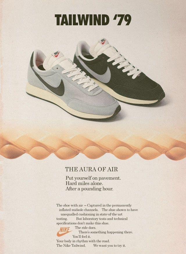 Nike Tailwind 1979 vintage print ad