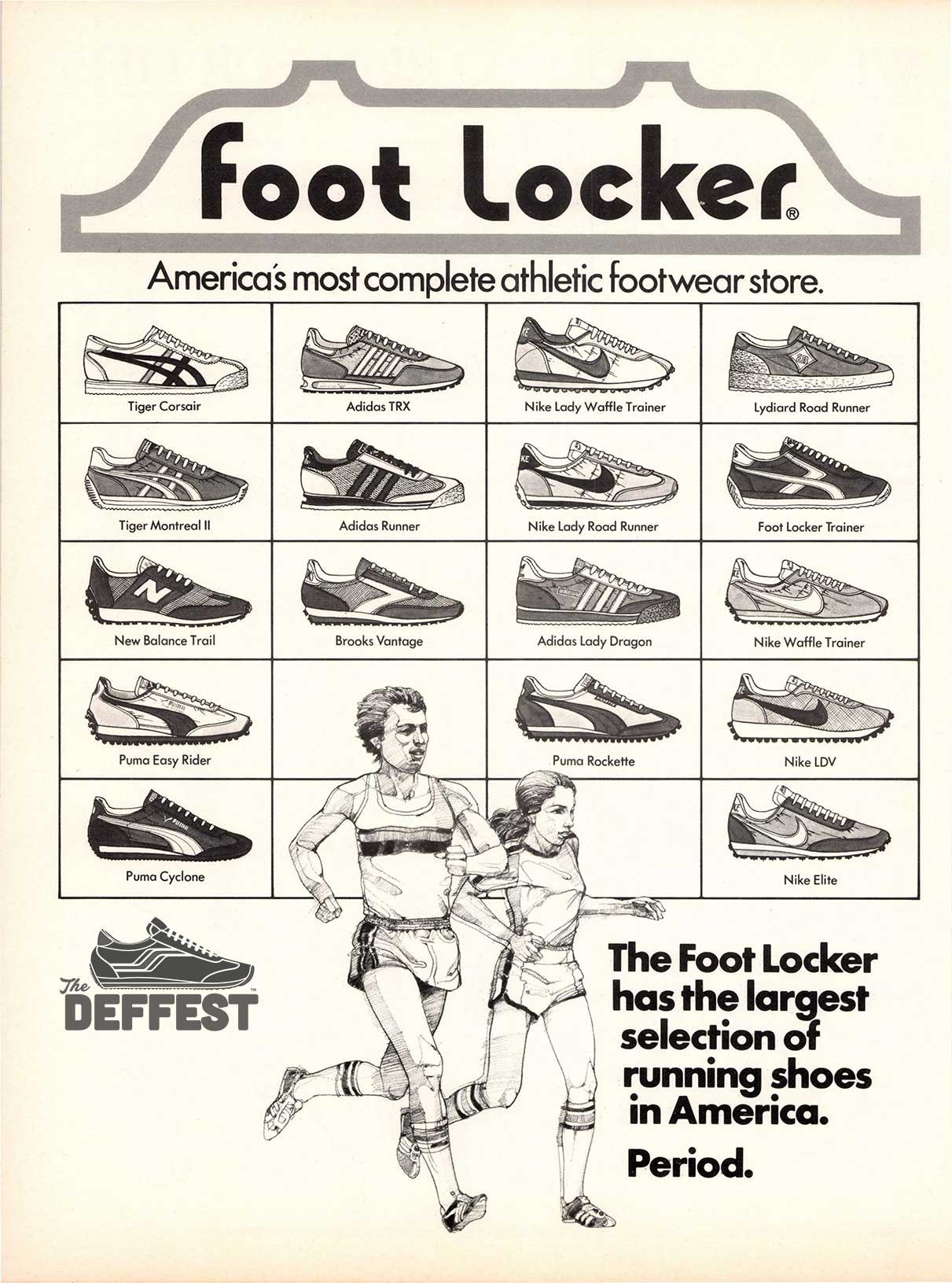 The Deffest®. A vintage and retro sneaker blog. — Foot Locker 1980