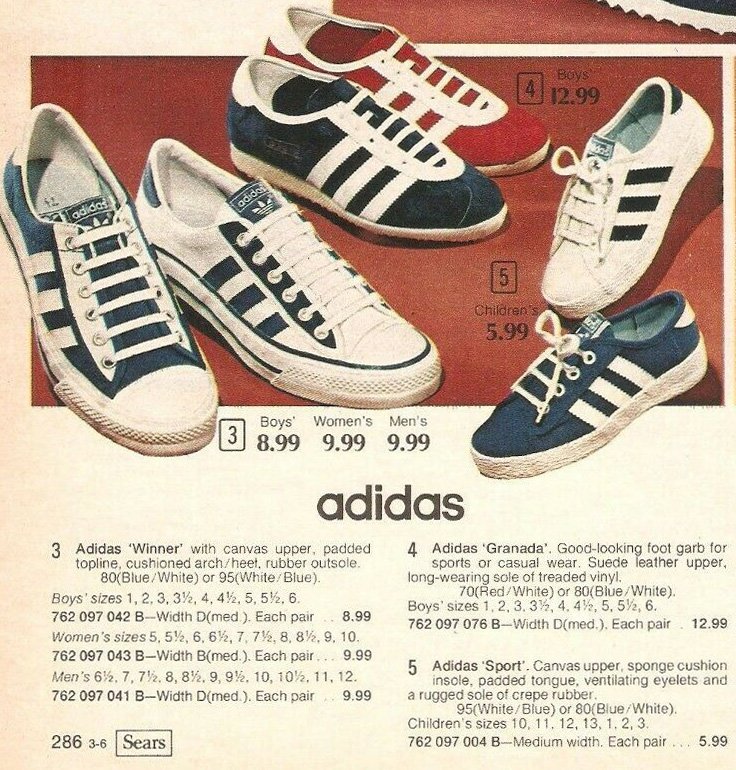The Deffest®. A vintage and retro sneaker blog. — Sears the Winner 1974  vintage shoes by Converse AND Adidas