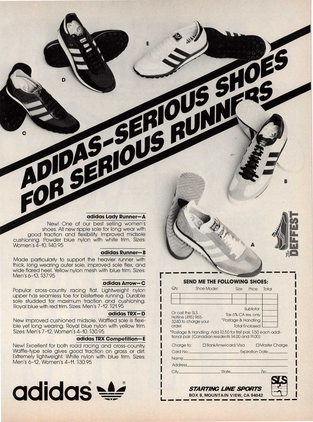 Lágrima El otro día Leer adidas running shoes — The Deffest®. A vintage and retro sneaker blog. —  Vintage Ads