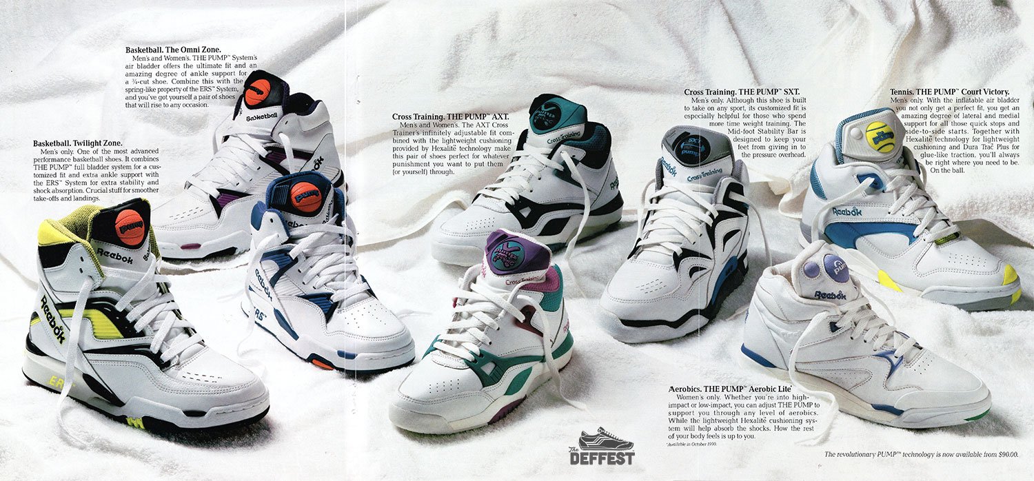 vintage Reebok shoes — The Deffest®. A vintage and retro sneaker blog. —  Vintage Ads