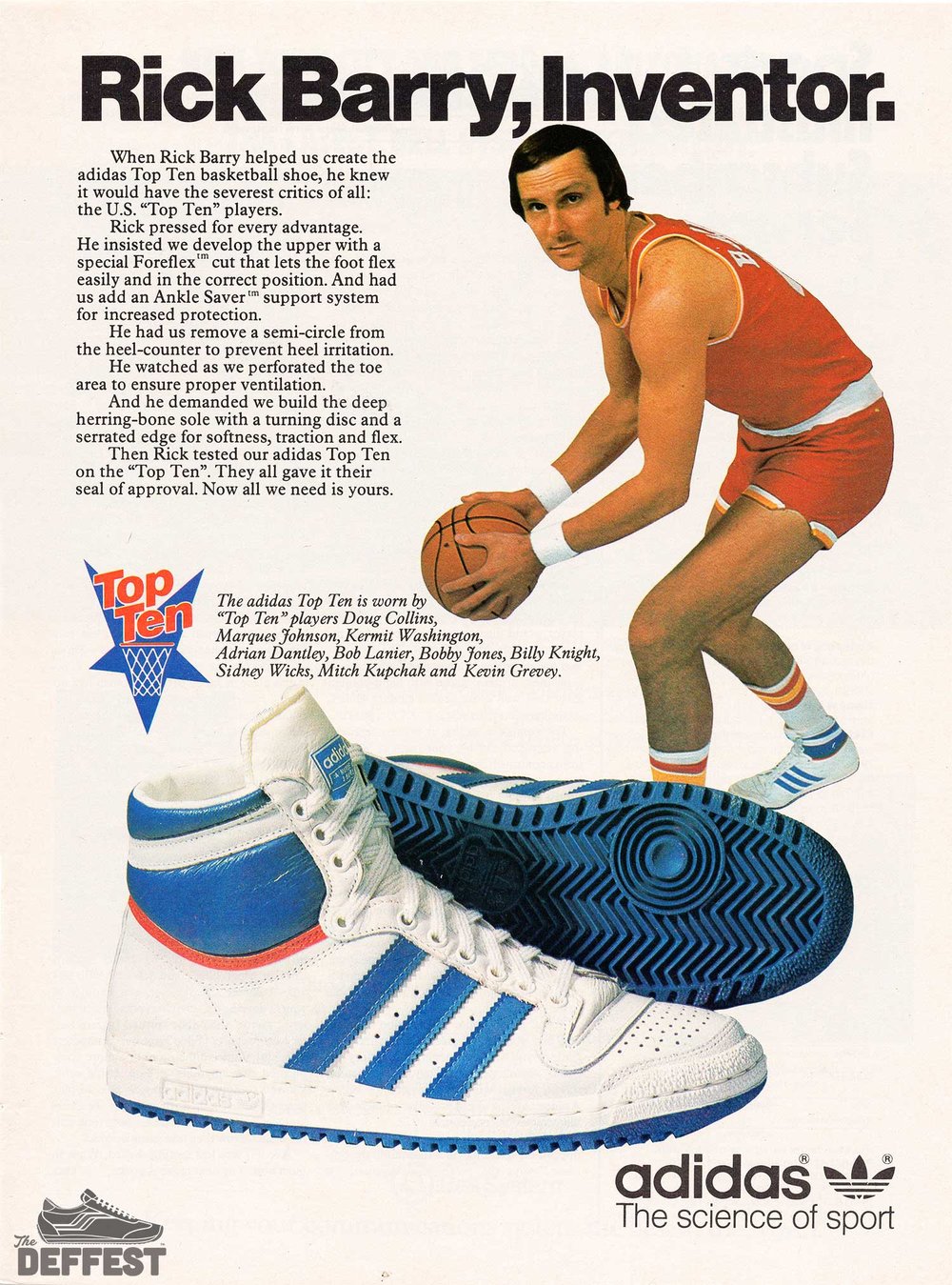 Prominent Naschrift steak Adidas Top Ten — The Deffest®. A vintage and retro sneaker blog. — Vintage  Ads