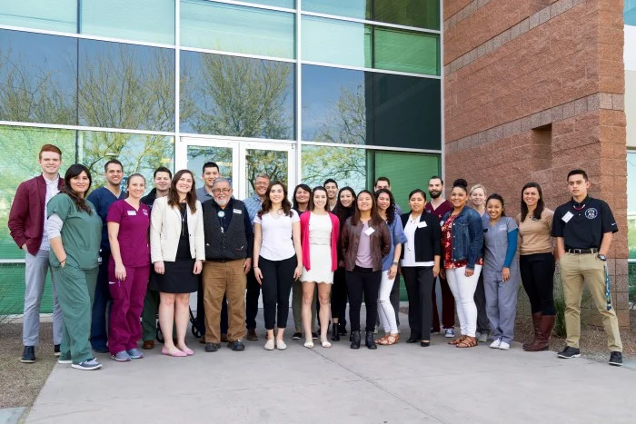 (Cristin with 2018 PAW Applicants and Volunteers)