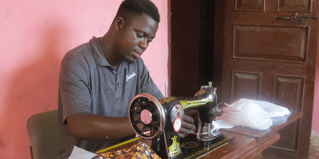 Our Partner in Sierra Leone is Making Reusable Face Masks for Thousands to Help Contain Virus