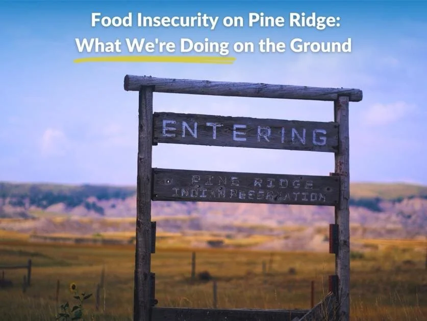 Pine Ridge’s Food Insecurity – What We’re Doing on the Ground