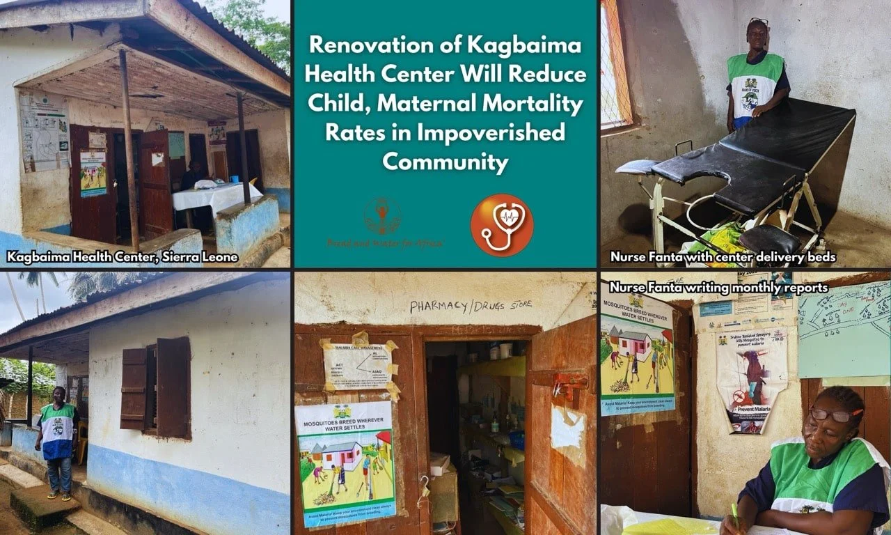 Rehabilitation of Kagbaima Health Center Will Ensure Access to Healthcare for Thousands Annually in Sierra Leone for Years to Come