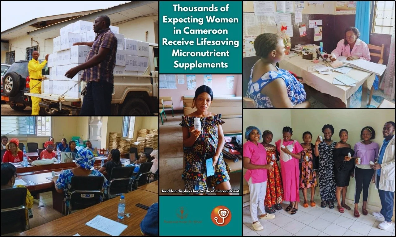 Prenatal Micronutrient Vitamins from Bread and Water for Africa® Saving Lives of Expectant Mothers in Cameroon