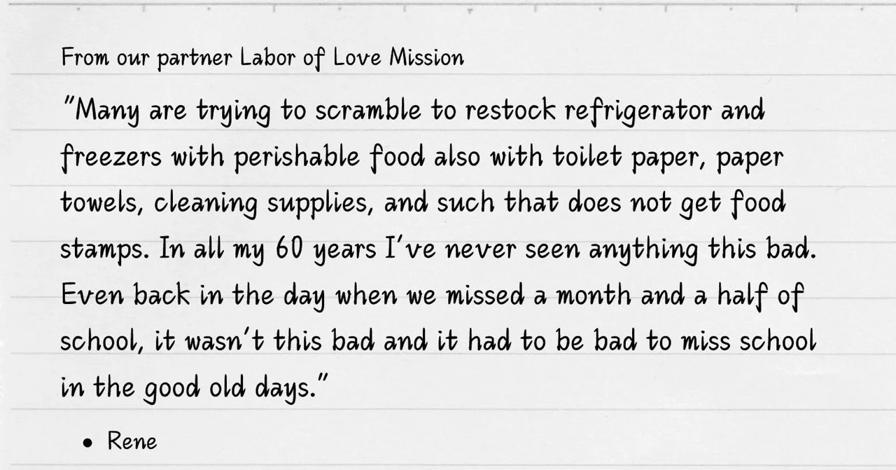 Americans ARE Helping Americans in need