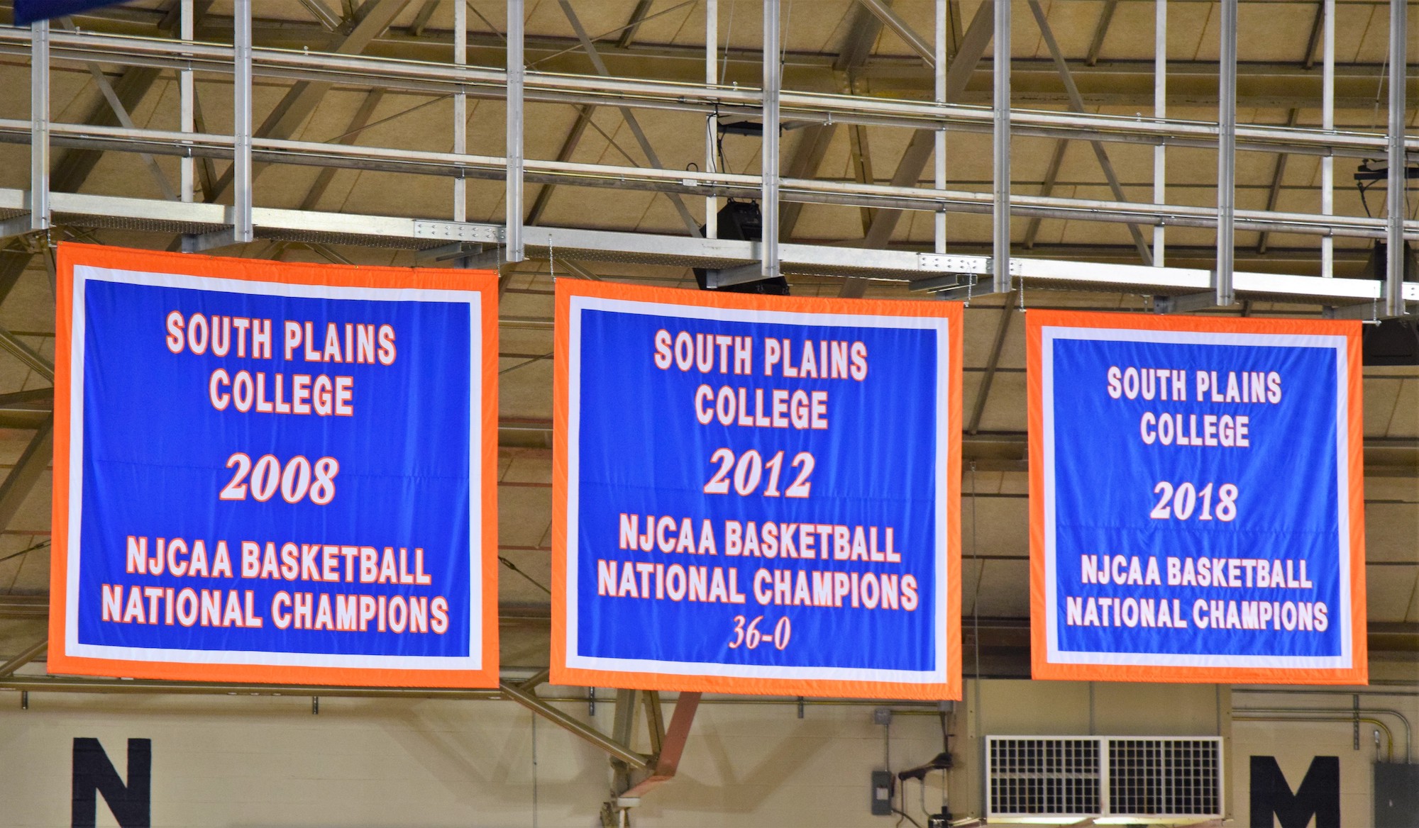 South Plains College 2008, 2012 and 2018 NJCAA Basketball Champions
