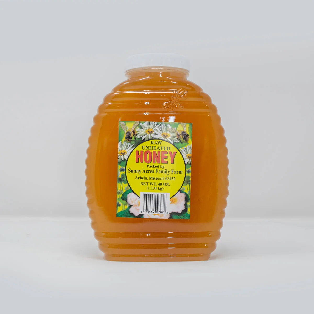 Sunny Acres Raw Unheated Honey 40 oz
