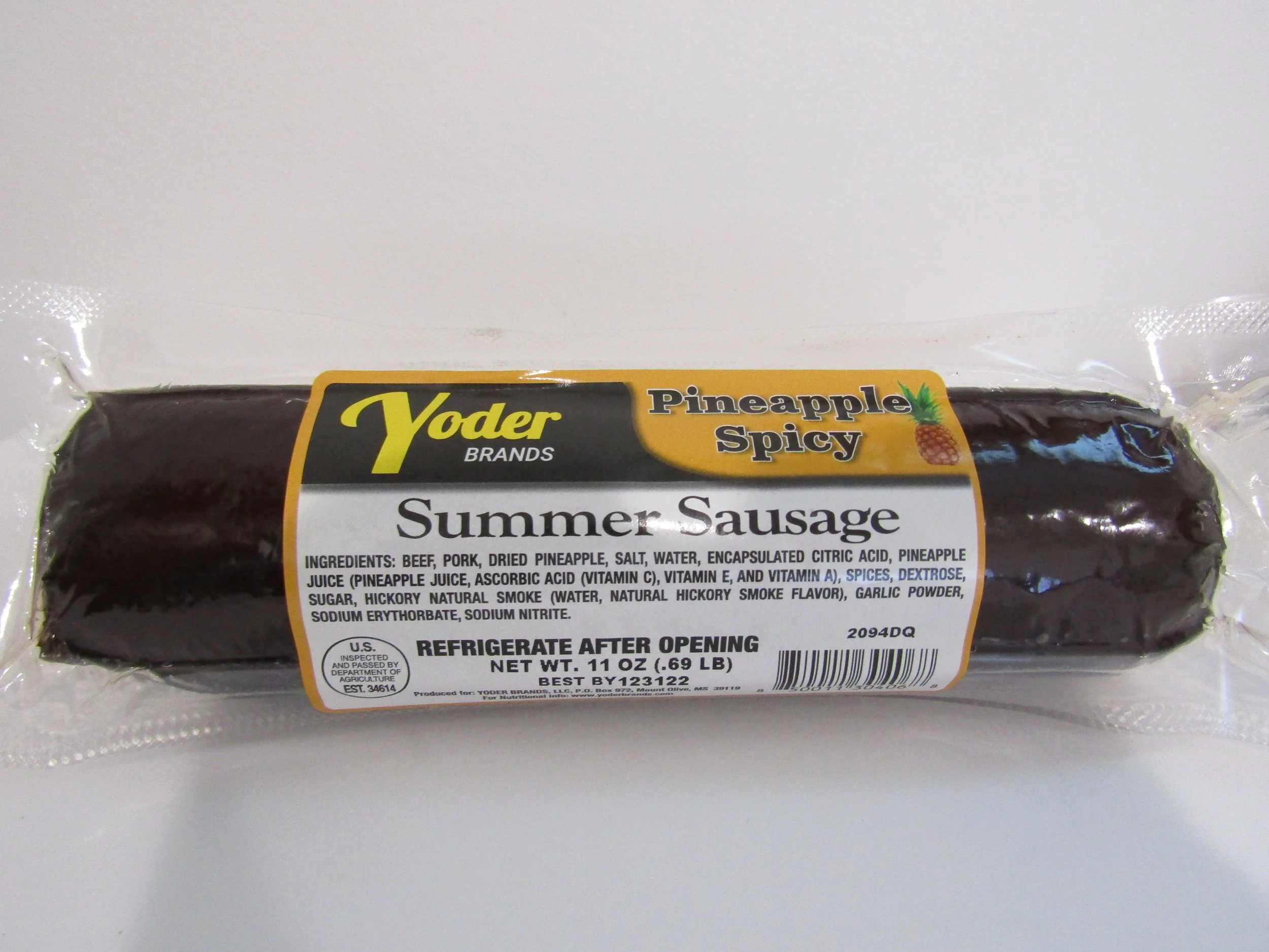 Pineapple Spicy Summer Sausage