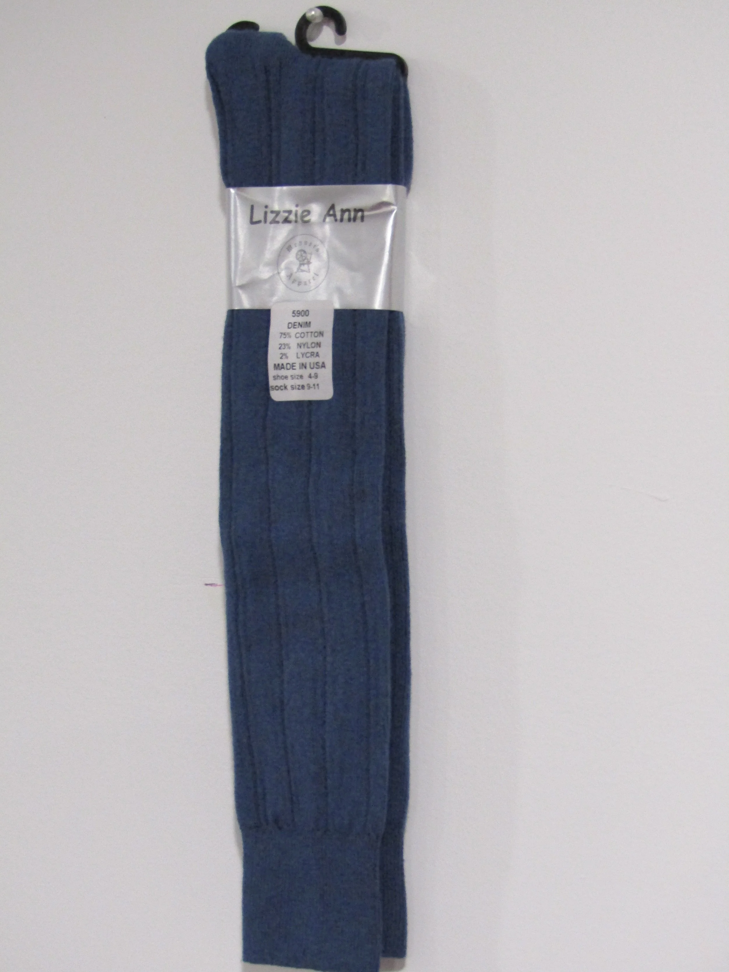 "Lizzie Ann" Denim Color Sock 5900