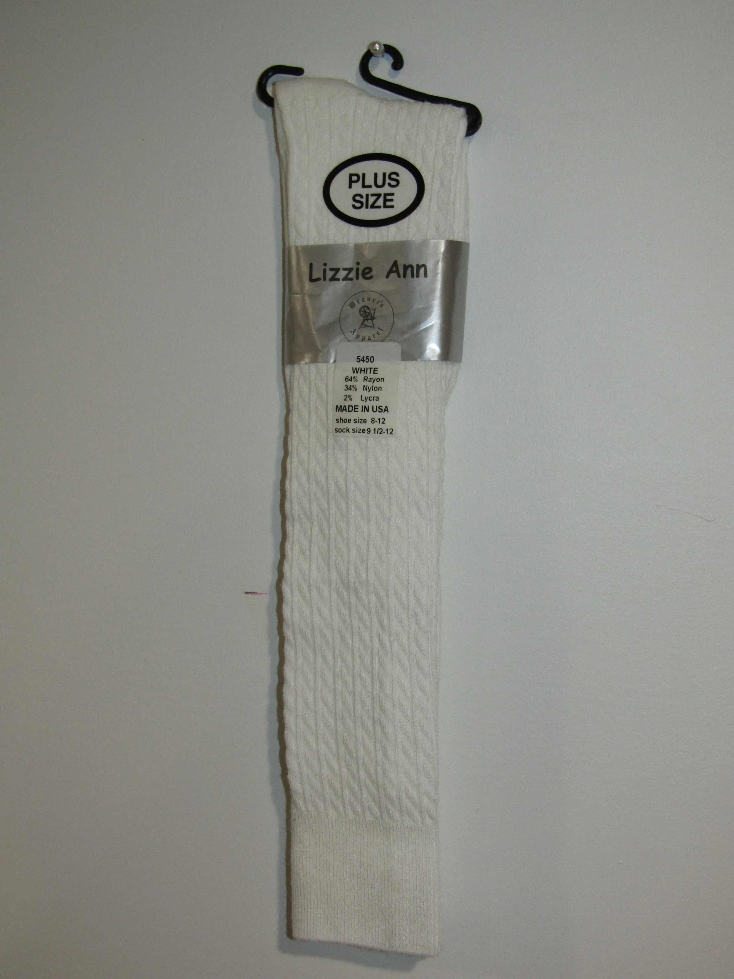 "Lizzie Ann" White Sock 5450