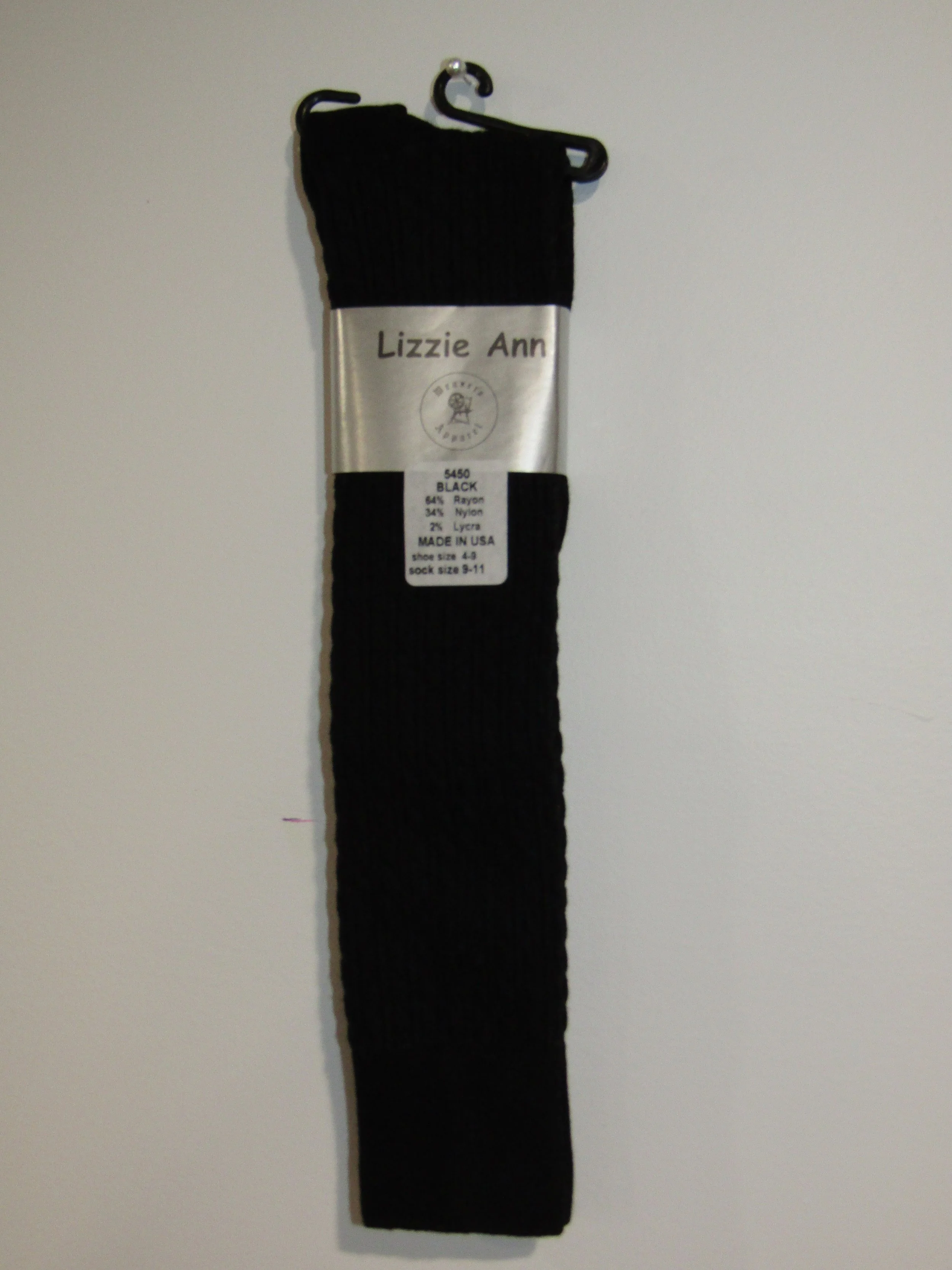 "Lizzie Ann" Black Sock 5450