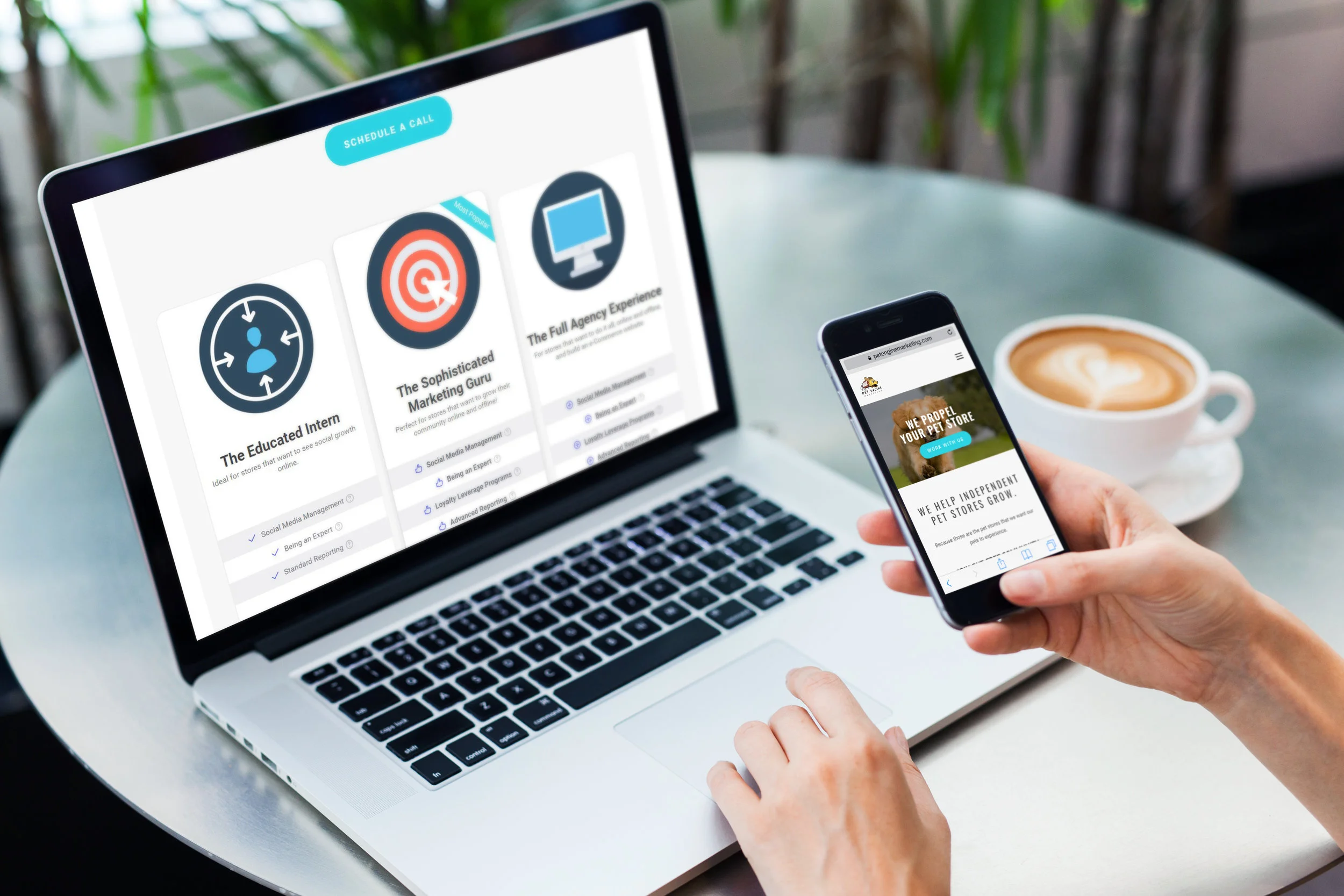 Pet Engine Marketing Website