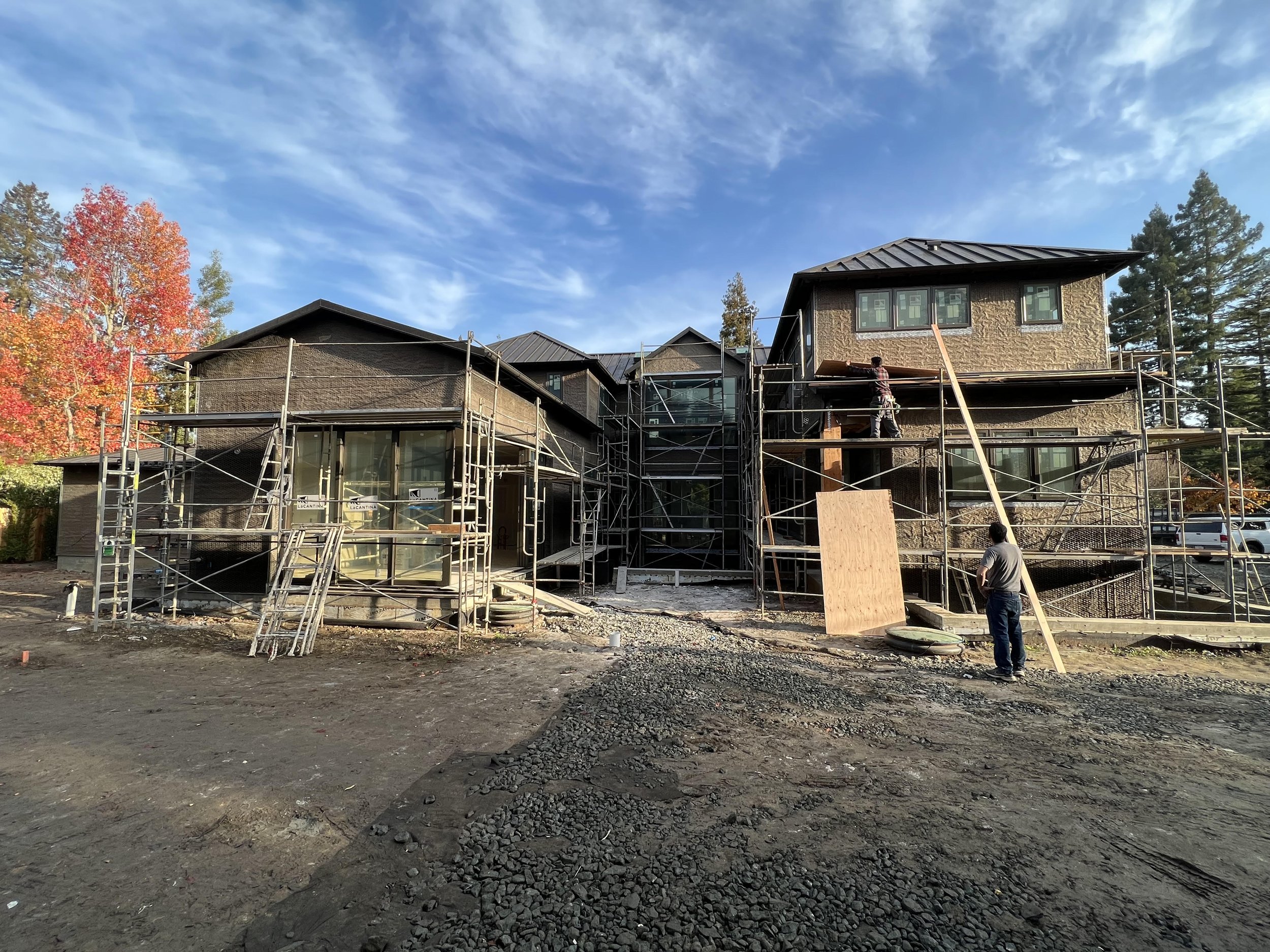 Second floor framing done