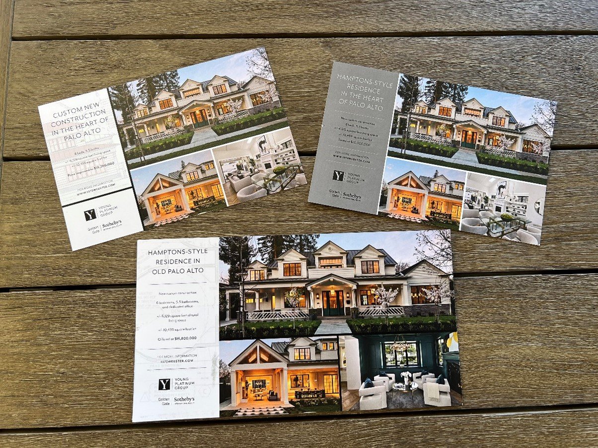 Postcards to likely buyers