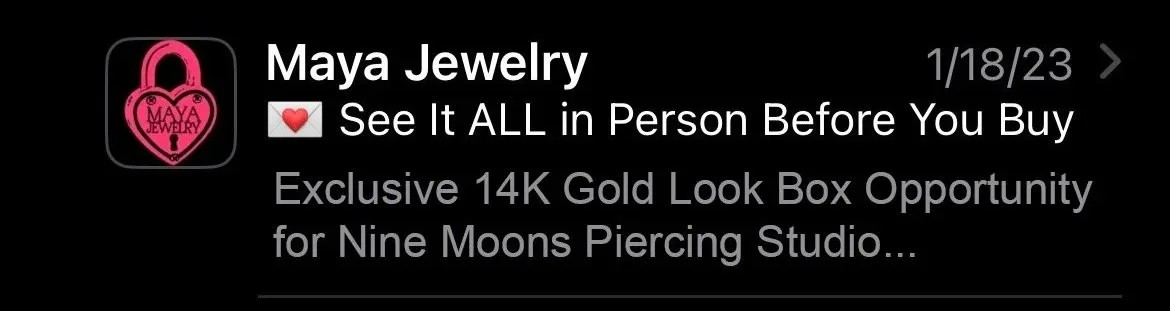 B2B Look Box Program Invite