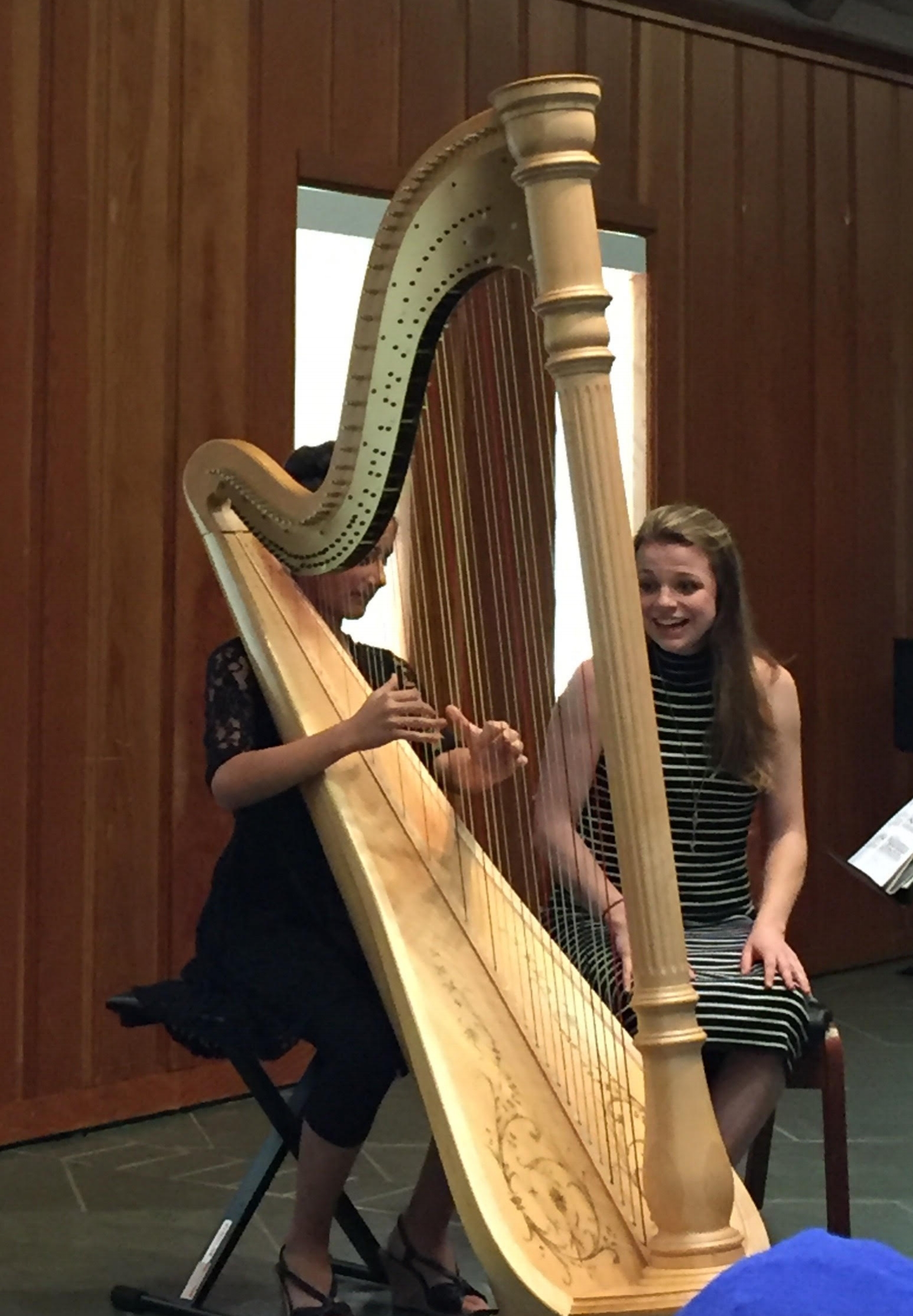 Grace Browning, Harpist
