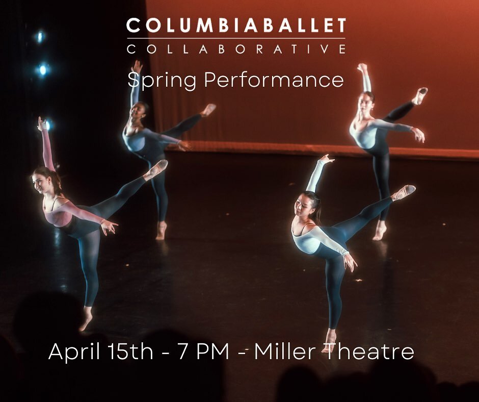 Happy spring break everyone! It&rsquo;s time to buy your tickets for CBC&rsquo;s Spring Performance. Please join us Saturday, April 15th at 7 PM at Miller Theatre. The program features new works by Mia Generoso, Eve Jacobs, Dasha Schwartz, and Katie 