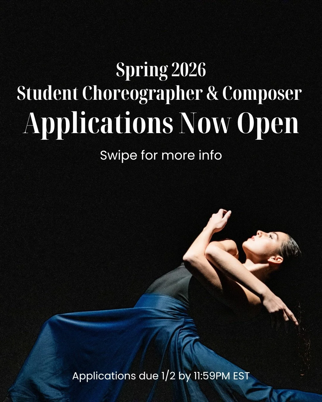 CBC is thrilled to announce that applications for our Spring 2026 Composition and Choreographic Fellowships are now open! 

The goal of this fellowship is to encourage new student-led creative partnerships across disciplines at Columbia. If intereste