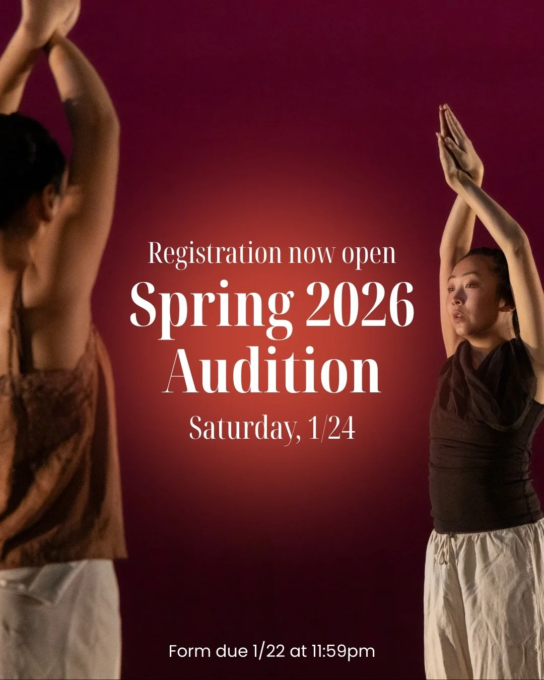 Register now through the link in bio!

Stay tuned for more information on this semester&rsquo;s works 👀✨

📸 @mleefilm