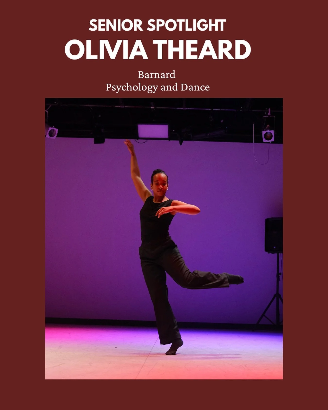 Come watch Olivia dance in a new world by Isabella Llorens this Saturday!

Tickets available at the link in bio

Olivia&rsquo;s favorite CBC memory: &ldquo;Getting to be a part of this amazing generation of CBC dancers! I&rsquo;ve loved watching stud