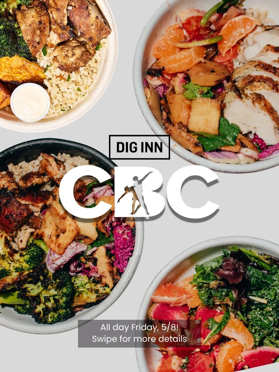 TODAY! Order your favorite meal and a portion of your sale will benefit CBC