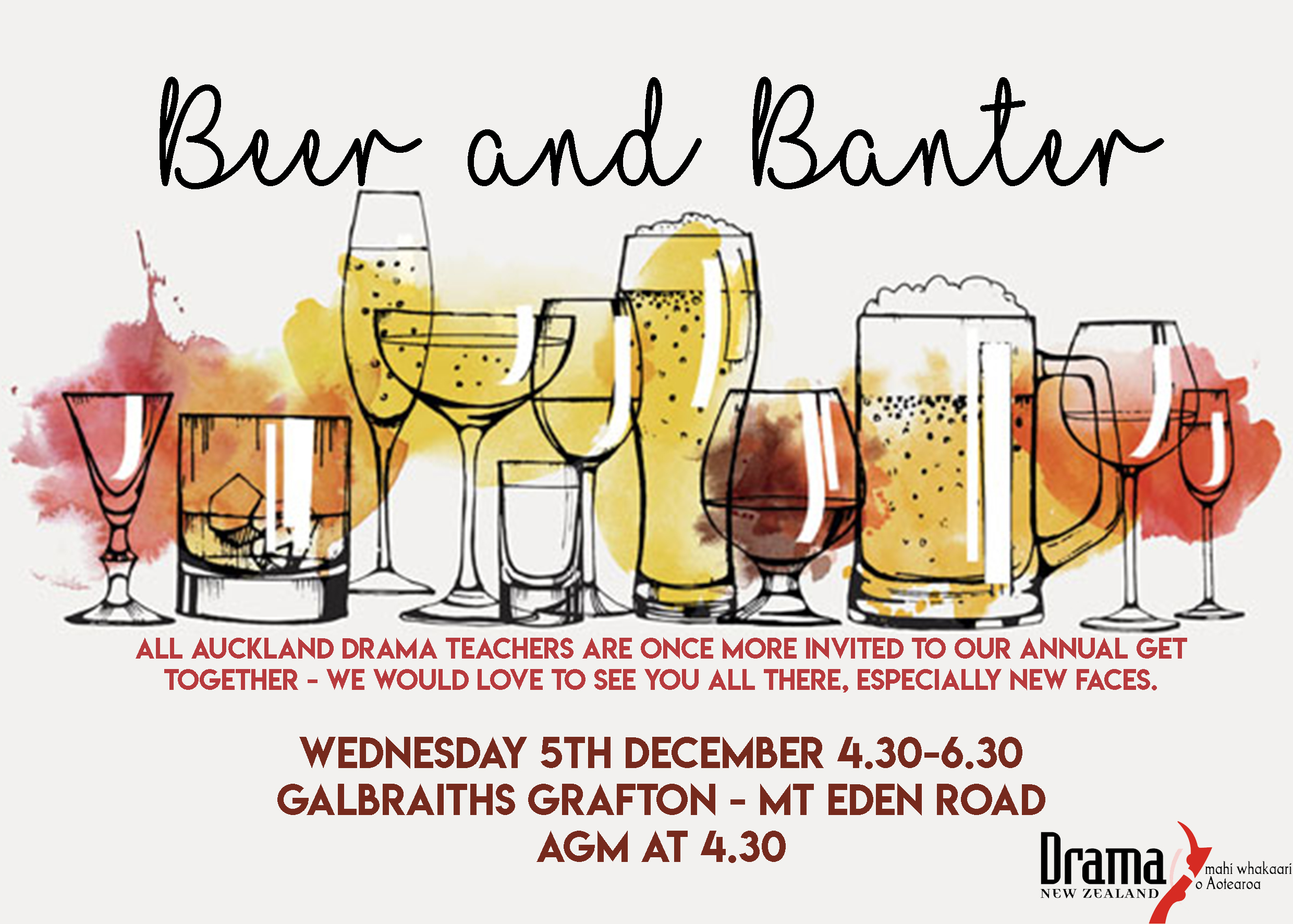 Auckland Branch Beer and Banter &amp; AGM