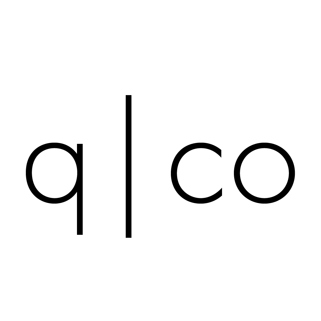 q|co logo square white background