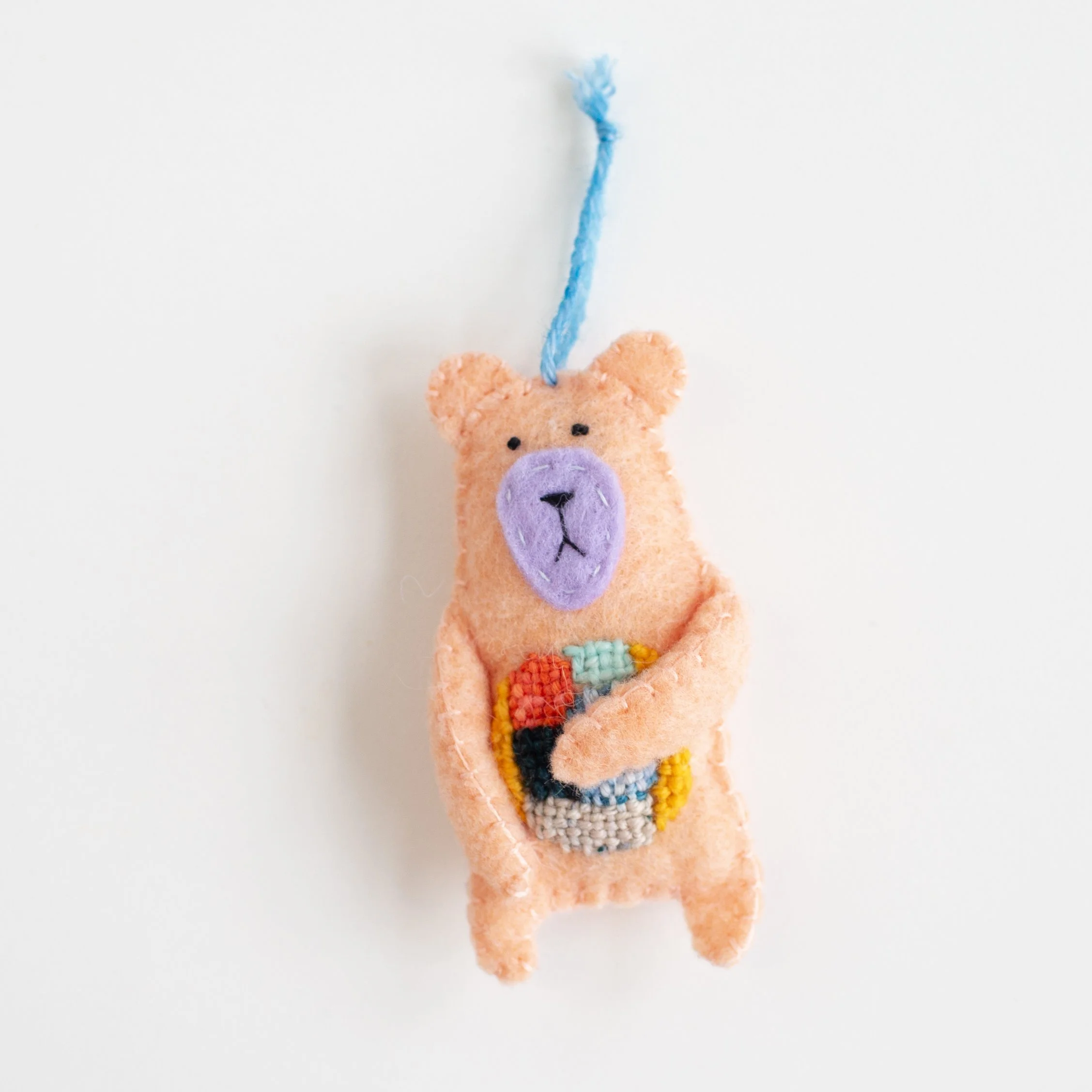 a mano-louisa podlich-felt ornament-grumpy bear-handmade-2.jpg