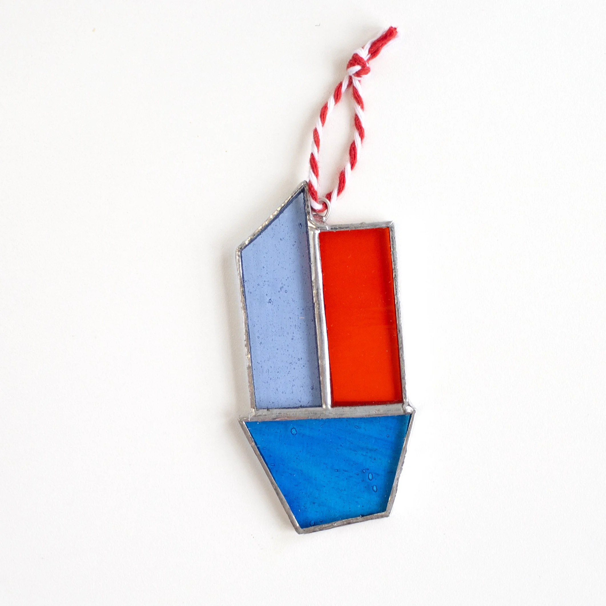 Abstract Stained Glass Ornament #8