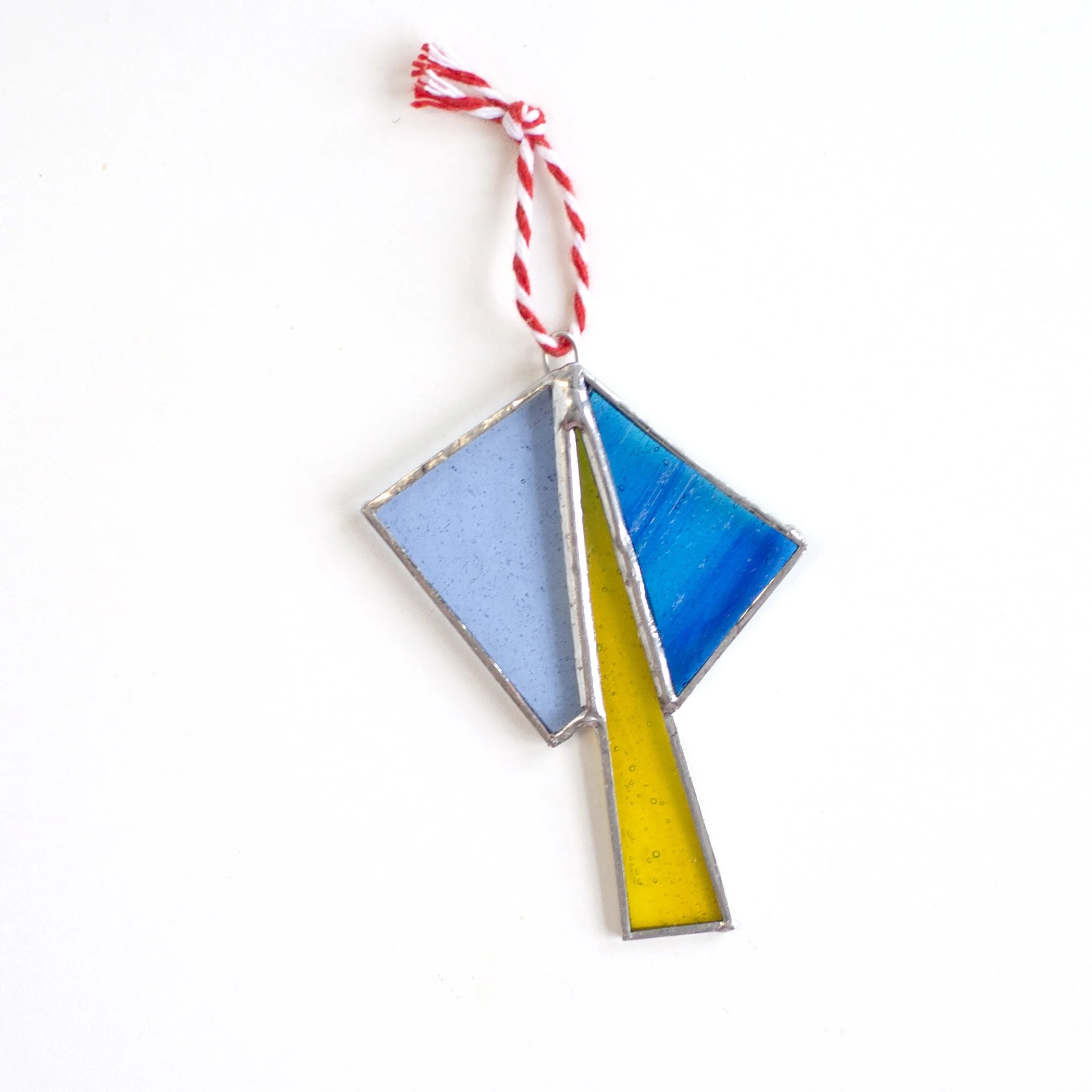 Abstract Stained Glass Ornament #7
