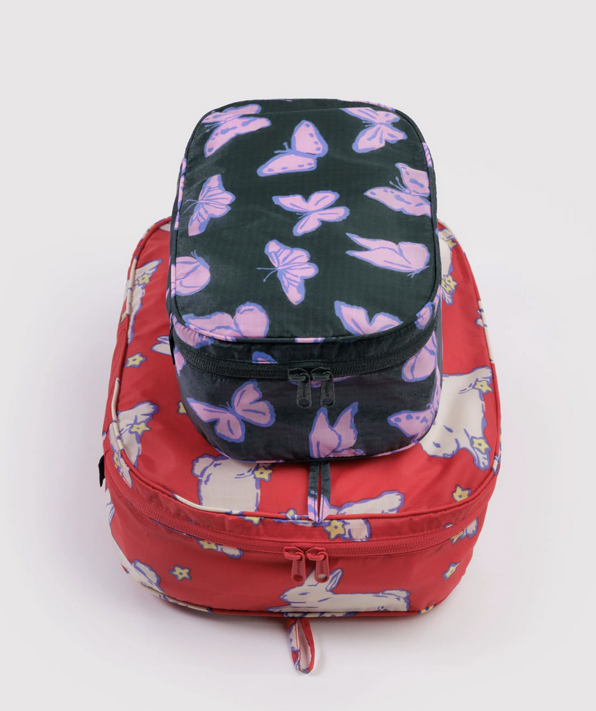Baggu Packing Cube Set in Spring Animals