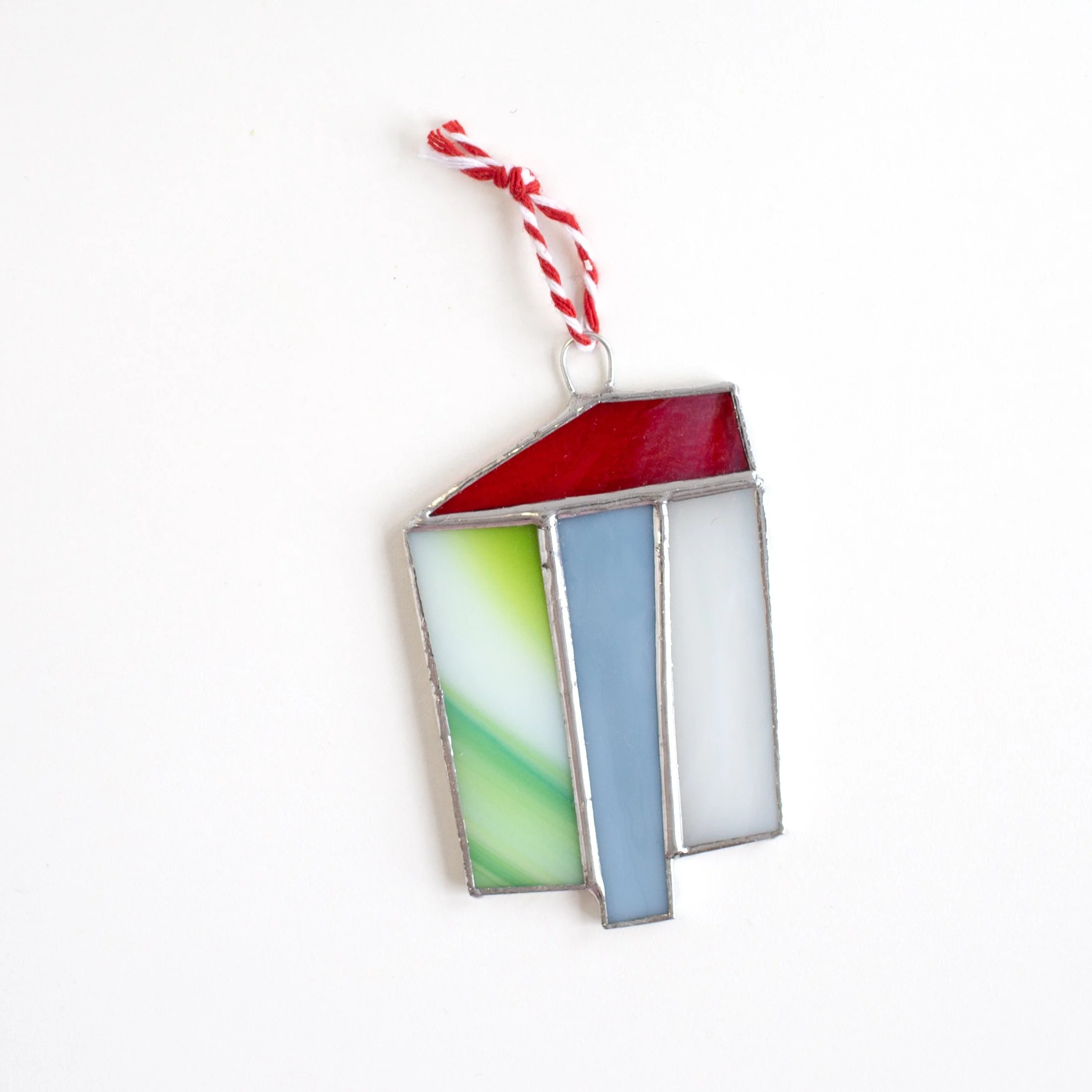 Abstract Stained Glass Ornament #5