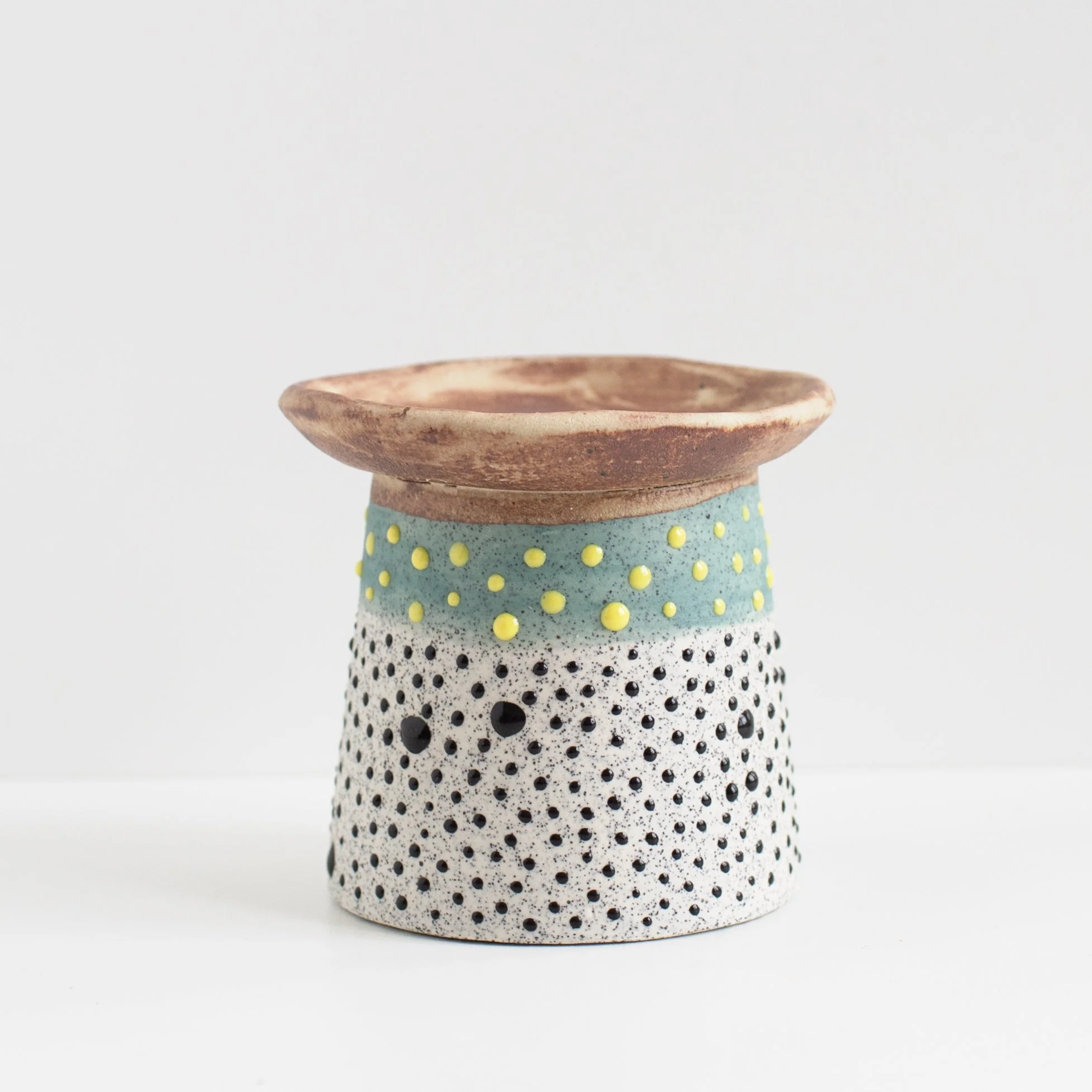 a mano-louisa podlich-clay-candle pedestal-handmade-1.3.jpg