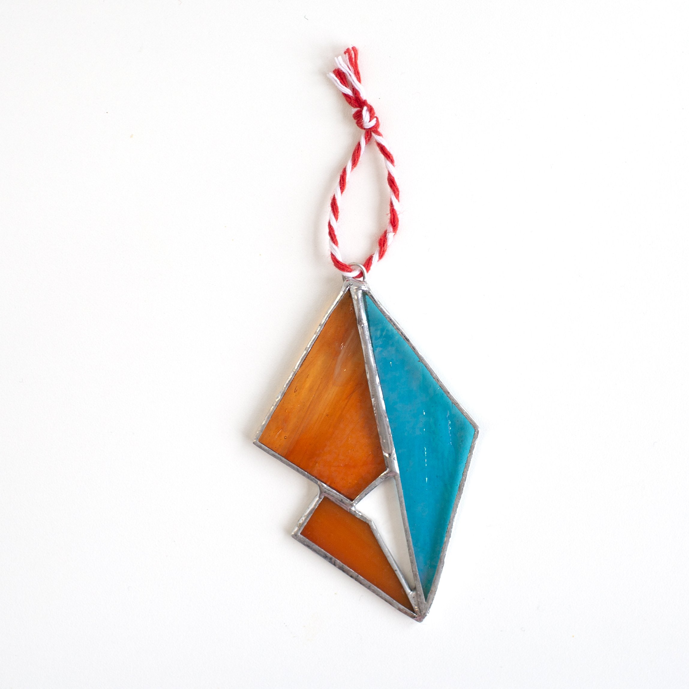 Abstract Stained Glass Ornament #3