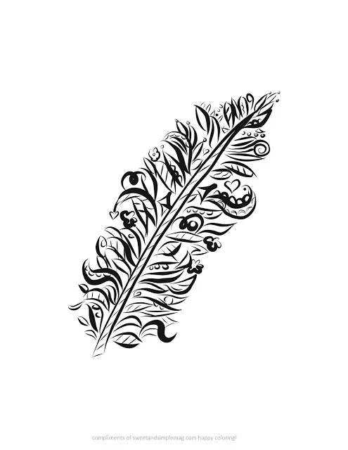 Custom Handdrawn Coloring Page Design