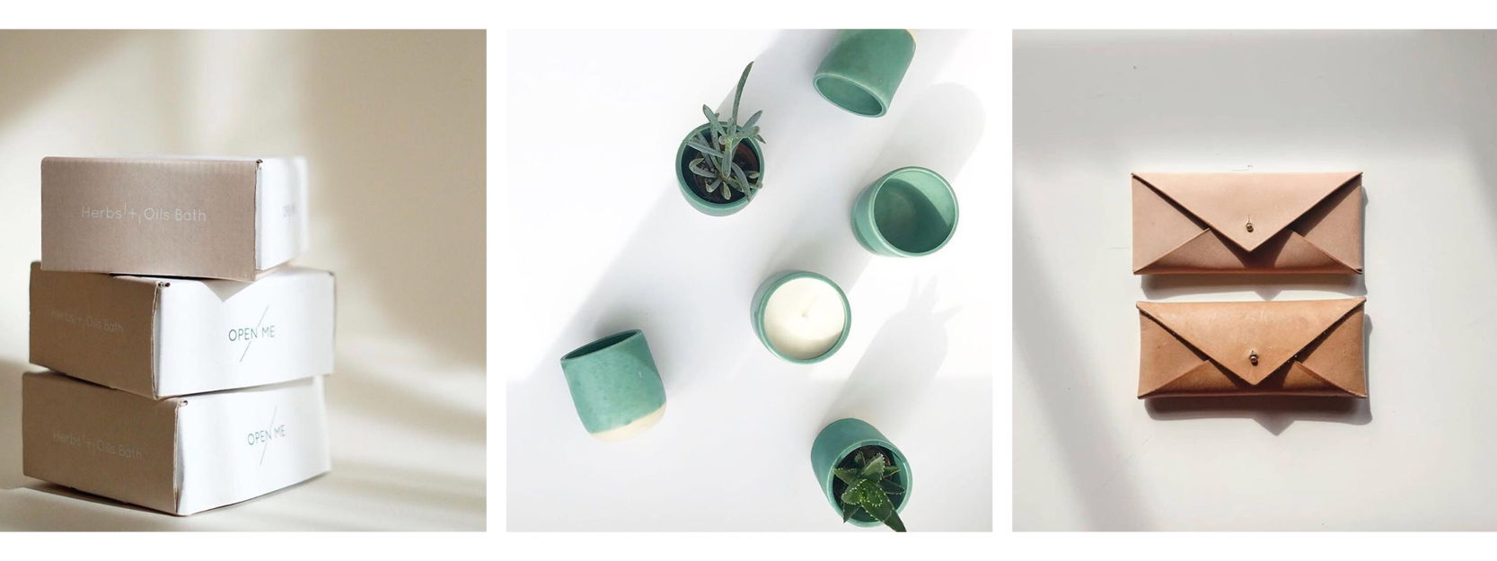From left to right: @ hersbandoilsbath , @ frandlescandles , @ mwmakes