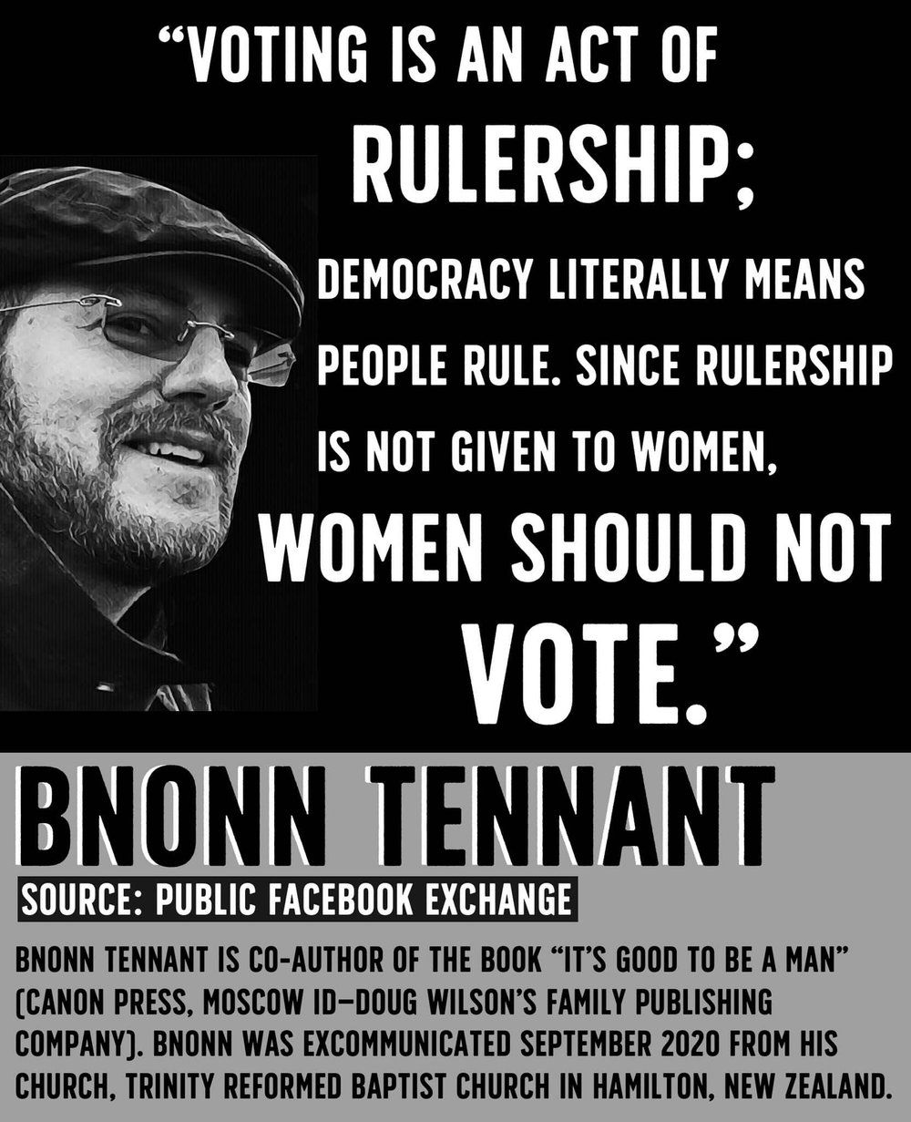 Tennant Women should not vote.jpg
