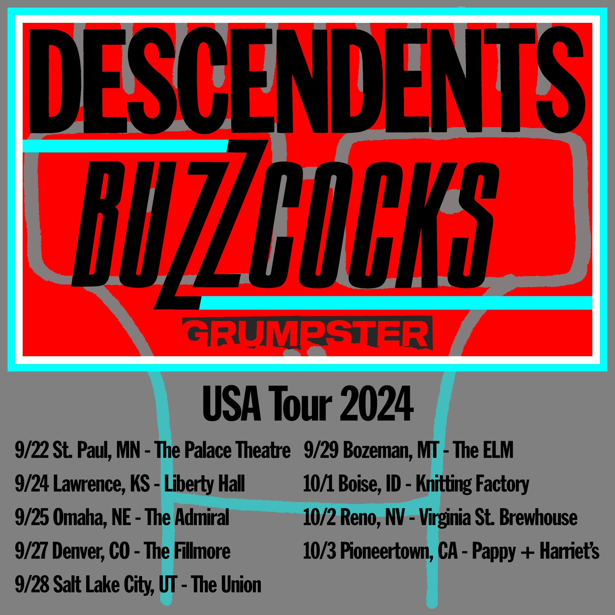 U.S. Tour with Descendents!