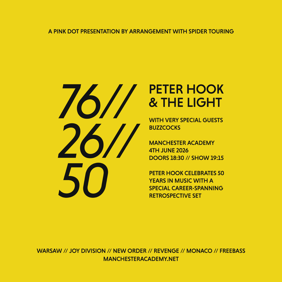 A Special Evening w/ Peter Hook