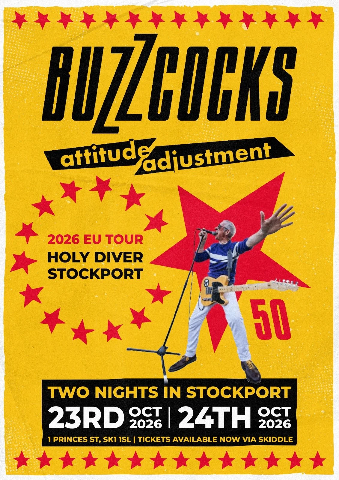 Two Nights in Stockport, Oct. 23 and 24, 2026!