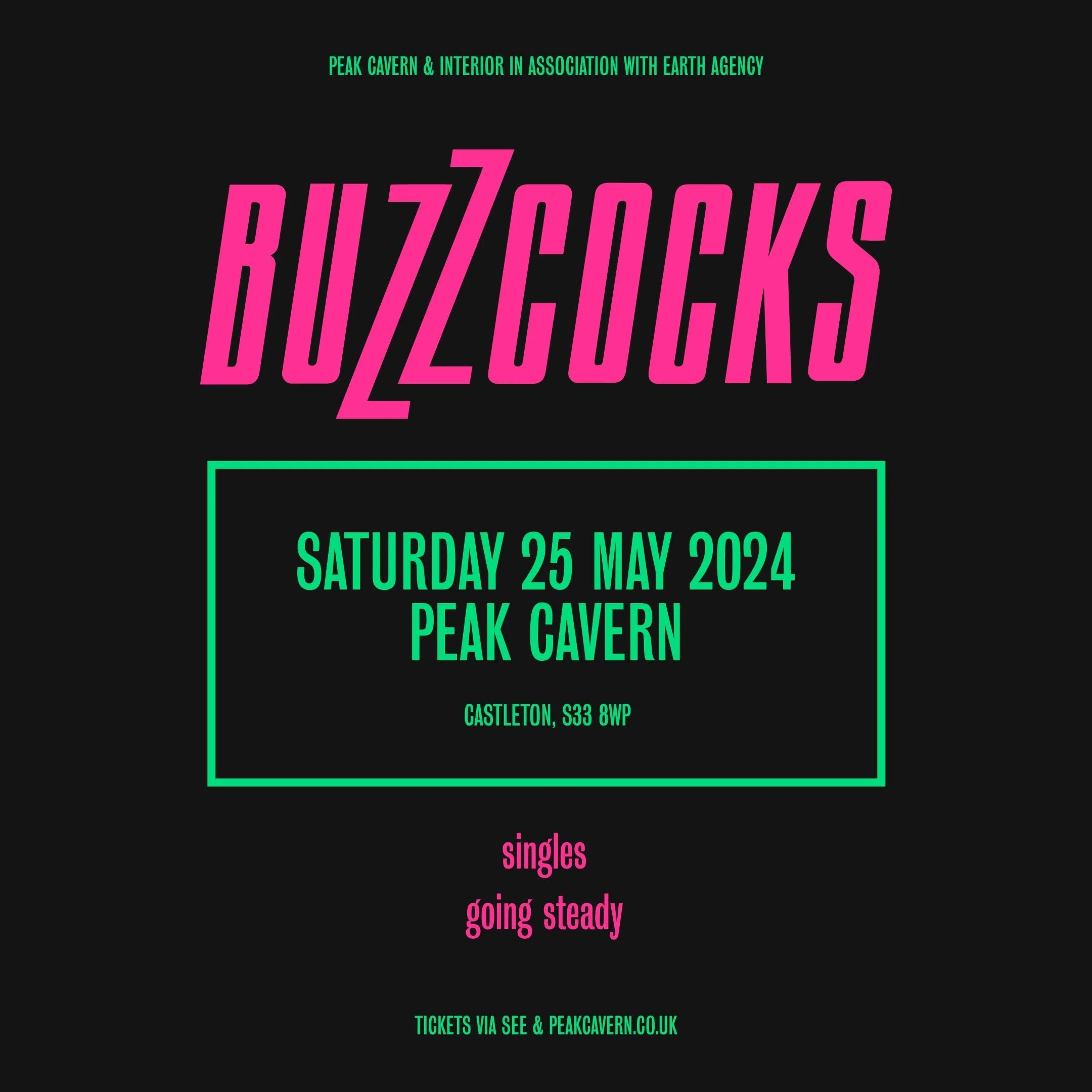 SGS 45th Anniversary Show - Peak Cavern, Castleton — Buzzcocks