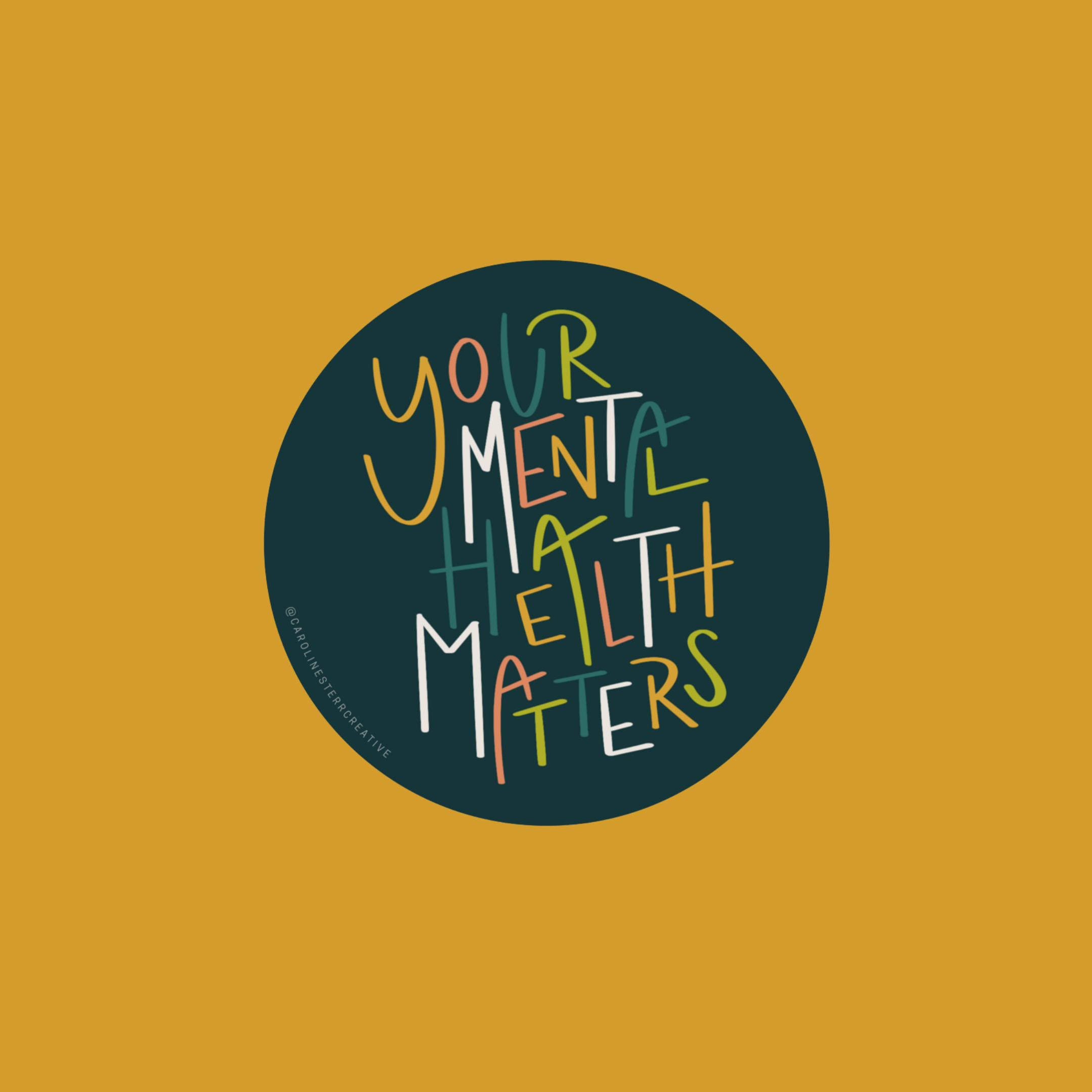Mental Health Matters Sticker