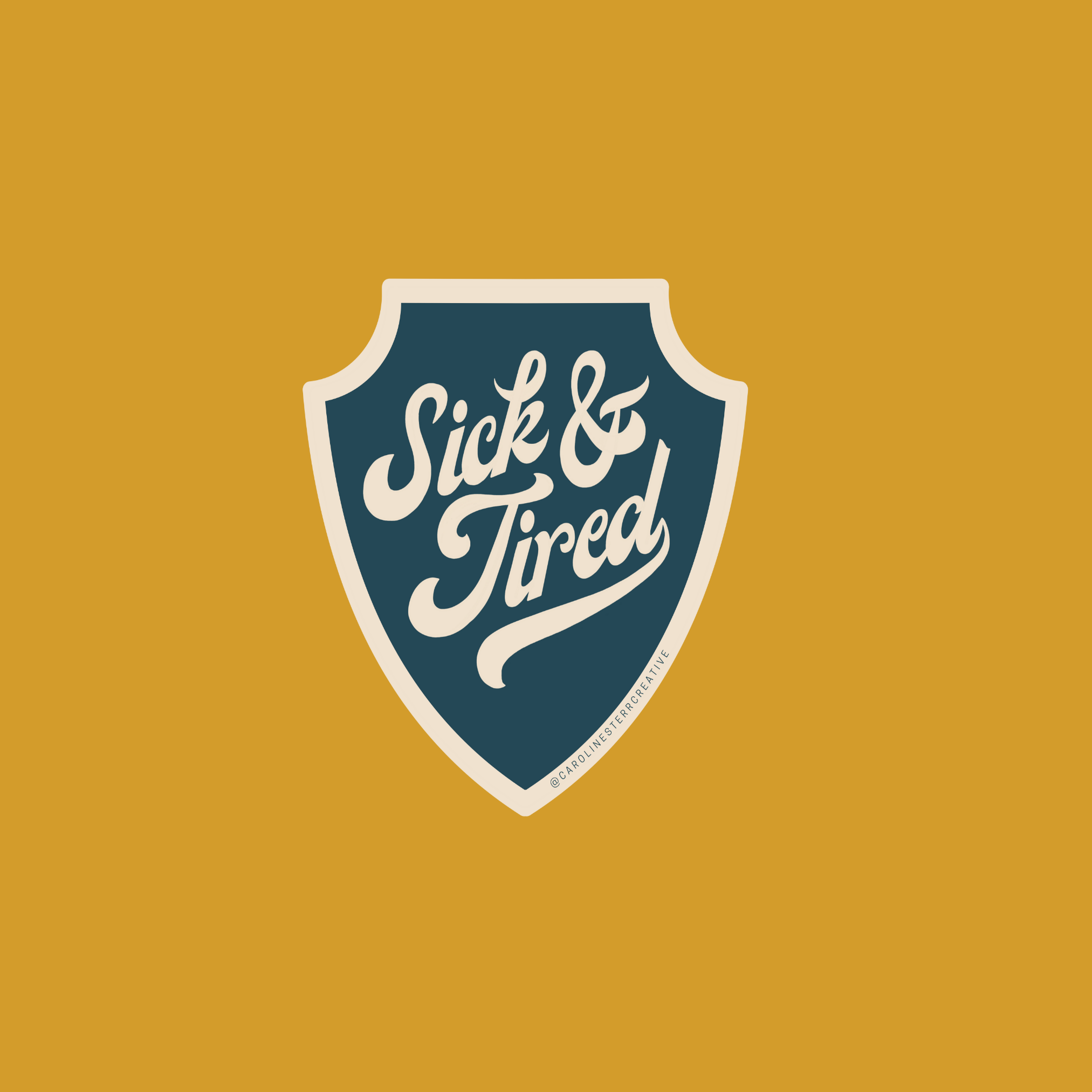 Sick & Tired Sticker