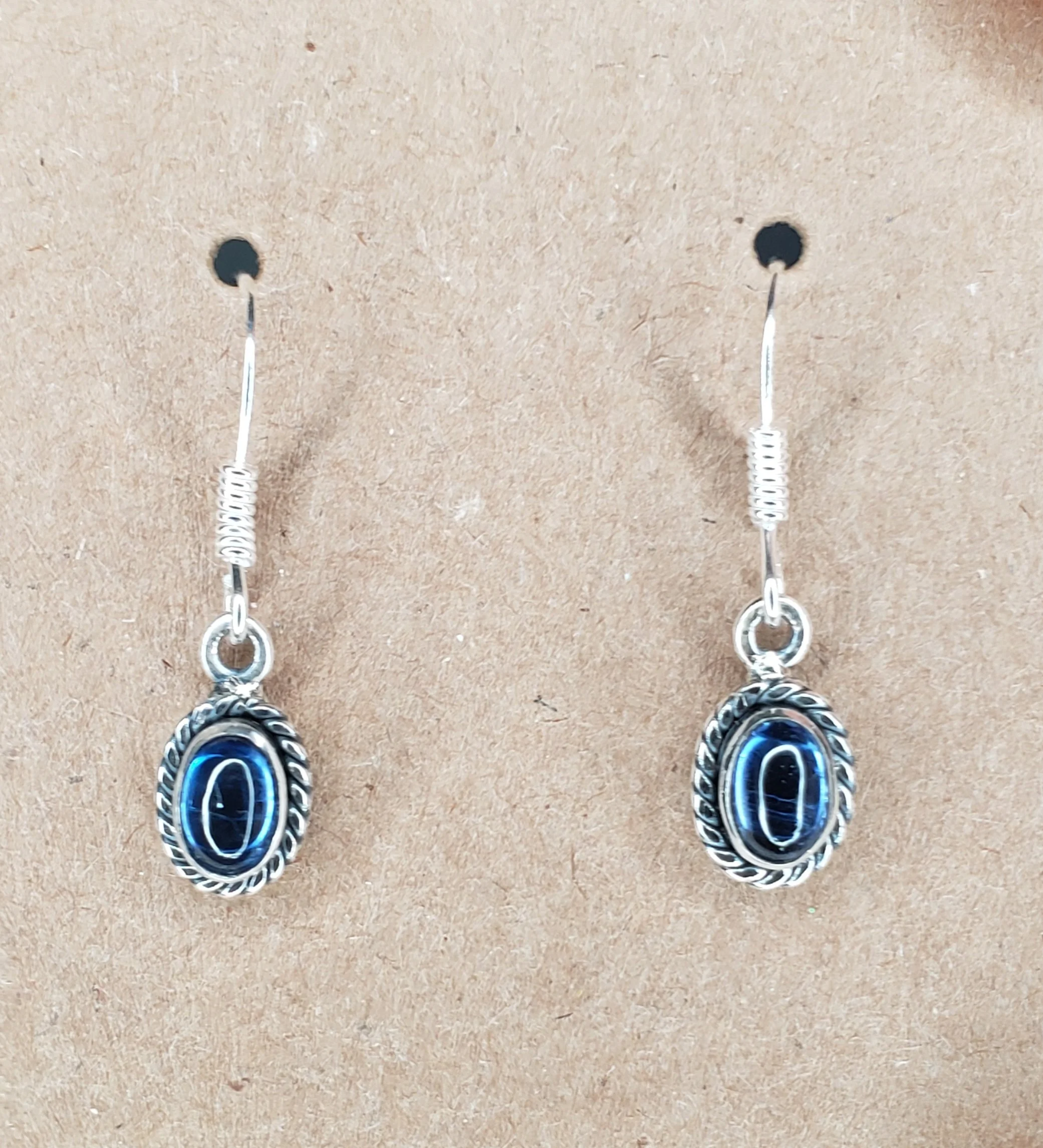 Blue Kyanite Sterling Silver Earrings - Crystal Healing Jewelry