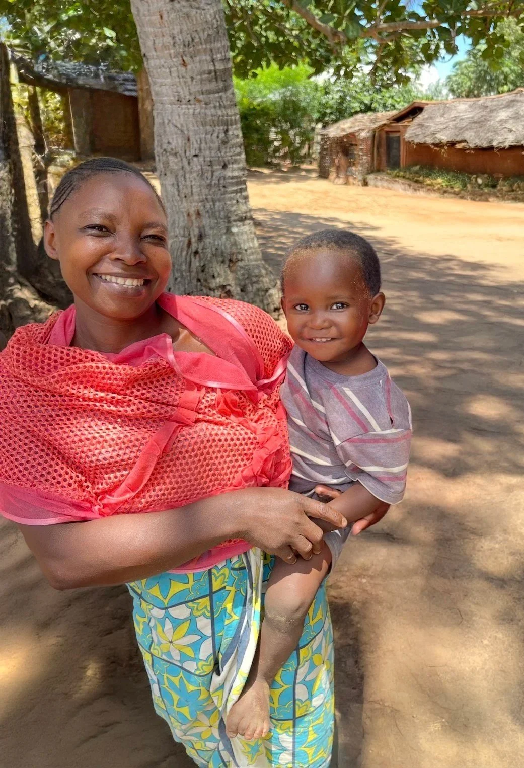 Kenyan mother with son.