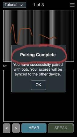 5.) After clicking NEXT the Sender gets the following message: